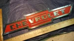 BG63 Chevrolet P10 Step Van Nose Emblem Vintage 1966 #3742309 Cheech & Chong Red. Fixed Price $159.99.