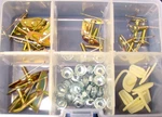 Chevy 53X Door Body Side Moulding Fasteners Exterior Trim Clips Kit Fender Nos. Fixed Price $38.49.