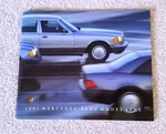 1991 Mercedes Model Line Showroom Literature 190 300 420 500 560 Sl Sec Sel. Fixed Price $39.50.