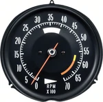 Oer Reproduction Tachometer 6000 Red Line For 1972-1974 Chevrolet Corvette. Fixed Price $149.98.