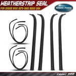 8X Front Left & Right Door Window Belt Weatherstrip Kit For Dodge B100 Van B1500. Fixed Price $99.99.