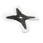 New Radiator Fan 4 Blade For Triumph TR3A TR3B Rounded Edges. Fixed Price $145.95.