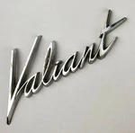 Vintage 1960 Plymouth Valiant Chrome Script Trunk Lid Emblem 2081933 Car Mopar. Fixed Price $47.95.
