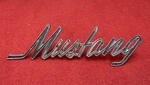 1969 1973 Ford Mustang Script Fender Emblem Part C9ZB-16098-A. Fixed Price $19.95.