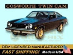 1975 1976 Chevrolet Vega Cosworth Twin Cam Decals Graphics Stripes Kit Complete!. Fixed Price $229.00.