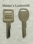 1987-1990 Cadillac Brougham Blank Keys B50 & B51. Fixed Price $9.97.