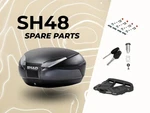 Shad SH48 Titanium Top Box Spare Parts Replacement Luggage Keys, Locks, Straps. Fixed Price $58.60.