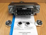 1957 Chevy Am/fm Radio Custom Autosound USA-230 Fits Stock Dash Opening. Fixed Price $274.90.