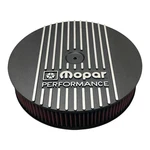 Nos Mopar Performance Raised Logo 13" Black Air Cleaner Kit Die-cast Aluminum. Fixed Price $149.00.
