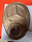 1968-69 Gm Camaro Chevelle Nova 327 350 7" Balancer Aor Timing Chain Cover. Fixed Price $50.00.