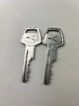 Chrysler Plymouth Dodge Forward Logo Ignition Trunk Key Used 59 60 61 62 63. Fixed Price $18.00.