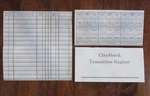 10 Transaction Registers Calendar 2023 2024 2025. Fixed Price $6.95.