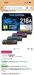 Udlro 218A High Yield Toner 4-PACK For Hp Color Laserjet Pro Black Cyan Magenta. Fixed Price $200.00.