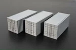 HO/H0/TT/N Scale 3D Printed 1CC 20FT Container - Train Freight Car. Fixed Price $5.99.