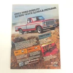 1981 Ford F150 Pickup Truck Print Ad Vintage Collector Display Garage Art F100. Fixed Price $12.99.