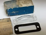 Nos Mopar Rear License Plate Lamp Light Lense And Gasket Dodge & Plymouth 1965+. Fixed Price $125.00.