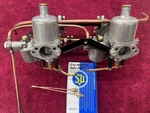 Austin Healey BN1 BN2 Su AUC718 H4 Carb Set Fully Restored And Original. Fixed Price $1195.00.