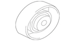 Genuine Mitsubishi Idler Pulley MD374877. Fixed Price $100.79.