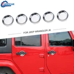Chrome Handle Bowl Panel Cover Trim For Jeep Wrangler Jk 2007-2017 4 Doors. Fixed Price $22.99.