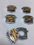 Trunk Lock Cover Emblem 77-92 Cadillac Fleetwood Eldorado Deville Seville Silver. Fixed Price $64.17.