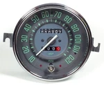 Vw Bug Bus Ghia Isp 120 Mph Speedometer W/trip Odometer Green Numerical Face. Fixed Price $250.00.