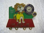 Lions Club Pin Dist. 14-A Our Wheels Always Turning Bucks Philadelphia. Fixed Price $12.99.