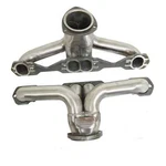 Small Chevy Blockhugger Plain Steel Exhaust Headers Sanderson Sbc CC134-P. Fixed Price $409.50.
