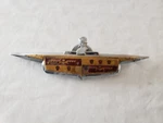1946-1948 Desoto Trunk Lid Badge Crest Emblem And Chrome Backing 1160003. Fixed Price $149.95.