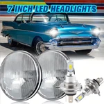 2X7'' Round Led Headlights 1953-1957 Chevrolet Bel AIR/150/210 Impala Ford. Fixed Price $44.27.