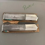 1959 Pontiac Bonneville Star Chief Rear Quarter Panel Trim Set Of 2 Oem 4760658. Fixed Price $75.00.