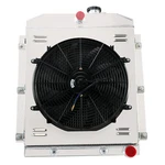 Row Radiator+shroud&fan For 1947-54 Chevy 3100/3600/3800 Pickup 3.8L 3.5L L6... Fixed Price $277.99.