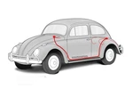 1972-1973 Standard Beetle Type Sedan Main Wiring Harness 113971011K. Fixed Price $225.95.