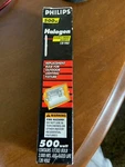 Philips 500TQ3/CL 500W Double Ended Halogen 120V Bulb (811290) 9500 Avg Lumens. Fixed Price $5.00.