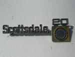 Vintage Gm Truck Scottsdale 20 Emblem Badge Trim Nameplate Oem Pickup Metal. Fixed Price $46.00.