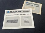 1985 1986 Blaupunkt Monterey Stereo Radio Owners Manual Porsche 911 930 Brochure. Fixed Price $159.98.