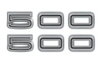 Oer Zinc Diecast 500 Quarter Panel Emblem Set For 1967 Dodge Coronet Models. Fixed Price $74.98.