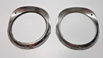 Pair Of Original 1956 Chevy Headlight Chrome Bezel #5947211. Fixed Price $38.00.