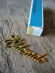 Nos 1980'S Cadillac Eldorado Gold Emblem 4-3/4" Gm 20688258. Fixed Price $89.99.