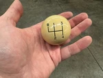 1960'S 4 Speed White Reverse Thread Shifter Knob. Fixed Price $45.00.