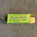 Vintage Doan Pills Cardboard Box Mild Diuretic Kidney Remedy Advertising. Fixed Price $11.39.
