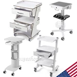 Azdent Dental Medical Rolling Tool Cart Drawer Socket Trolley Cabinet. Fixed Price $246.39.