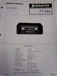 Sanyo Vintage Car Stereo Player Owners Service Manual FT484. Fixed Price $14.98.
