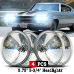 4PC 5.75" 5-3/4" Headlights Round Drl For Dodge Charger Coronet Dart Chrysler. Fixed Price $99.99.