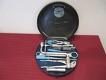 Hazet Tourist Round Toolkit Box With Tools Porsche 356A Circa 1955 - 1957. Fixed Price $3999.00.