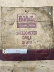 Ford Speedometer Cable 78-17262, 1938-39 Passenger Car 65.92" Long Fomoco. Fixed Price $9.99.