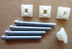4 Head Lamp Light Adjuster Screws And Nuts! - New! For Gm Cars Trucks. Fixed Price $29.50.