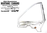 1963-1965 Falcon Convertible Quarter Window Glass Assembly Clear Passenger. Fixed Price $119.99.