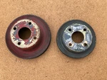 1976-80 Chevy Luv / Isuzu 1.8L Fan Water Pump Pulley Combo., Oem.. Fixed Price $25.00.