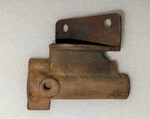 Used Model FORDT932B Script Lower Steering Bracket, Fits 1917-1925. Fixed Price $23.88.