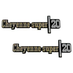 New Cheyenne Super Fender Emblem Pair For 73-76 Chevrolet C/K20 Trucks 9776. Fixed Price $199.99.